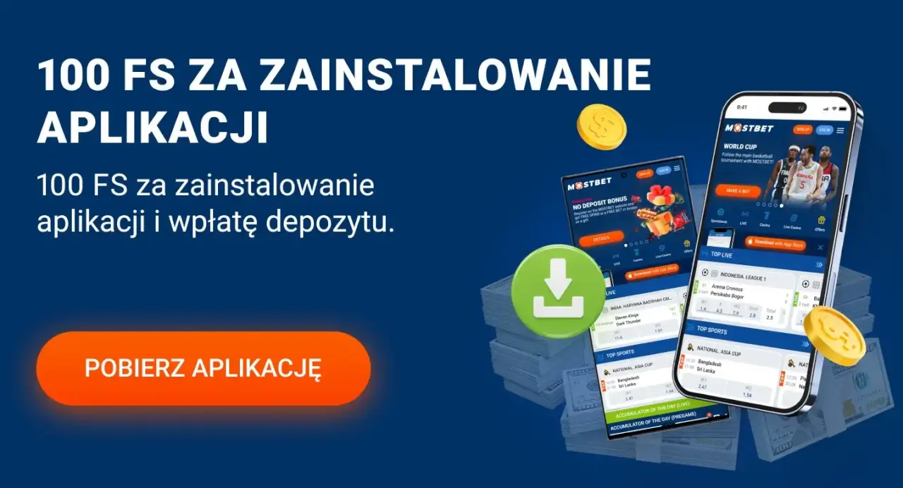 Mostbet App aplikacja mobilna iOS Android pobierz za darmo